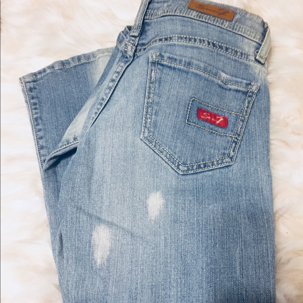 Nwot Bleached Splatter Seven7 - image 7